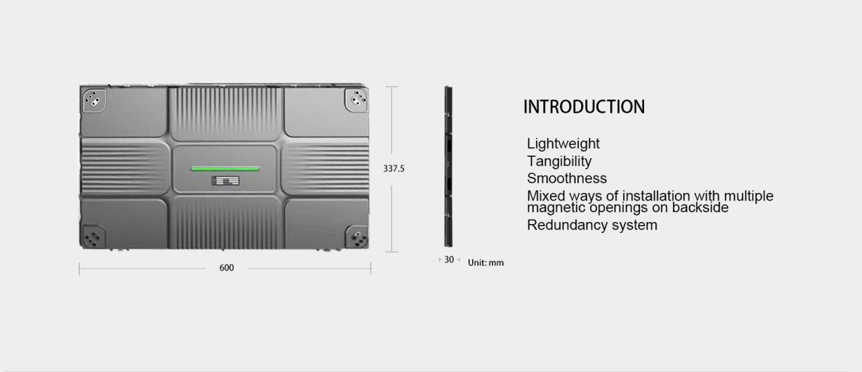 lightweight LED display